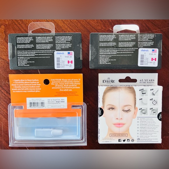 Halloween or party false eyelashes. Qty. 4 in the set. - Picture 2 of 2